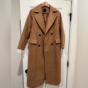 Camel long coat